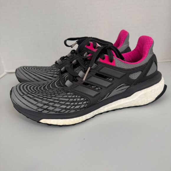 Adidas Women's Energy Boost Running Shoes Sneakers BB3456 Gray Pink Size 7 - Picture 2 of 10